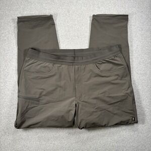 REI Co-op Sahara Convertible Pants Men XL Green Cargo Hiking Outdoors Stretch